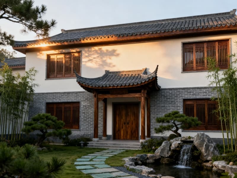 合肥民宿裝修：中式新古典風(fēng)的寧靜居所營(yíng)造?